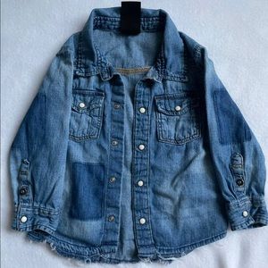 Jean button up